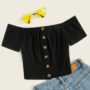 Shien Cropped T-Shirt